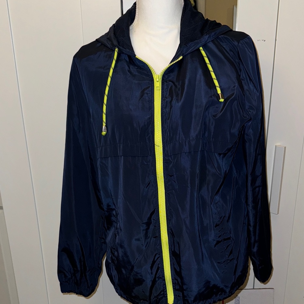 New Look Navy and Neon Yellow Jacket